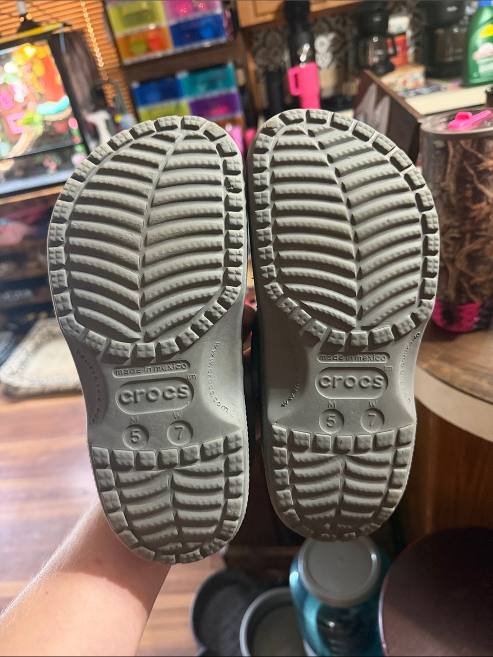 Gray crocs - Picture 2 of 5